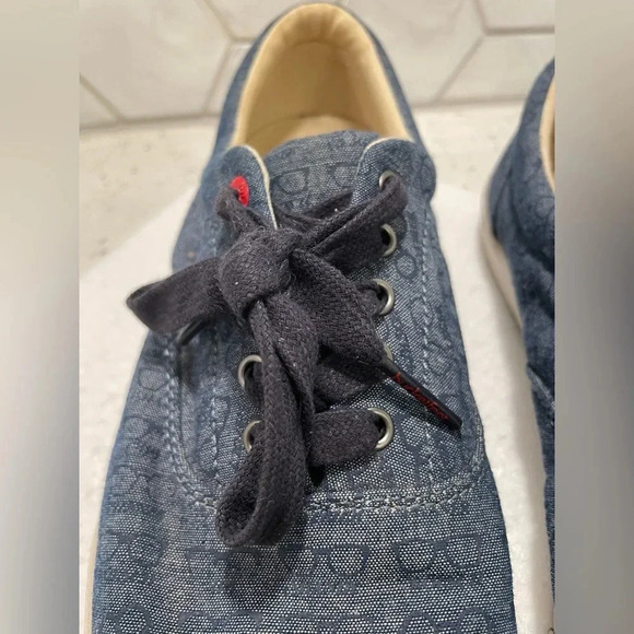 Bucketfeet Woman’s Size 8.5 Eyeglass Blue Sneakers Novelty Spectacles Funky - Picture 3 of 10